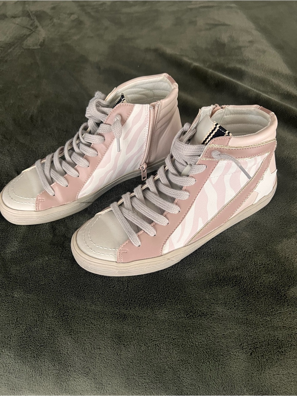 ShuShop Pink Zebra High-Top